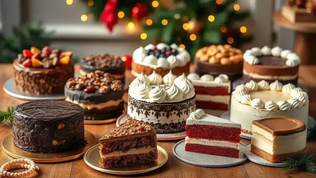 10 Receitas Mais Procuradas de Bolos para Festas de Fim de Ano