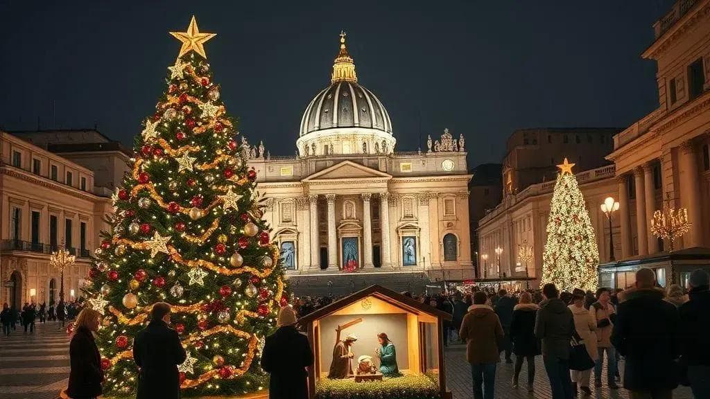 A Magia de Roma: Como é o Natal na Cidade Eterna e no Vaticano.