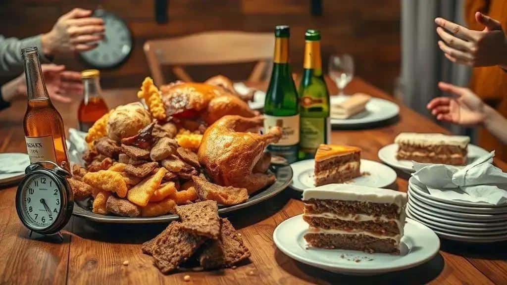 Alimentos e hábitos a evitar na virada