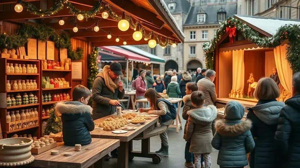 Atividades para crianças e presépios regionais