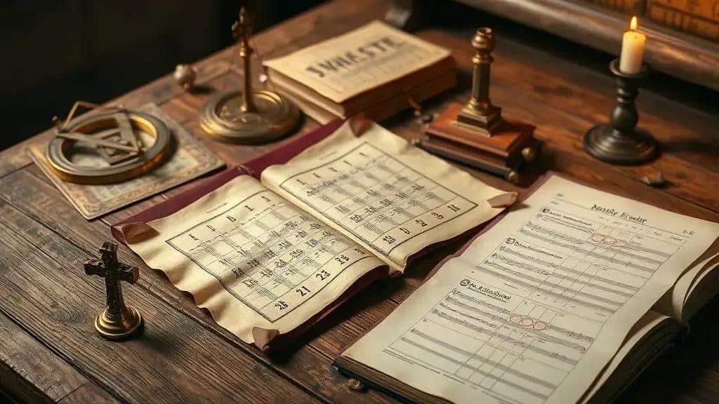 Cálculos históricos e influência do calendário