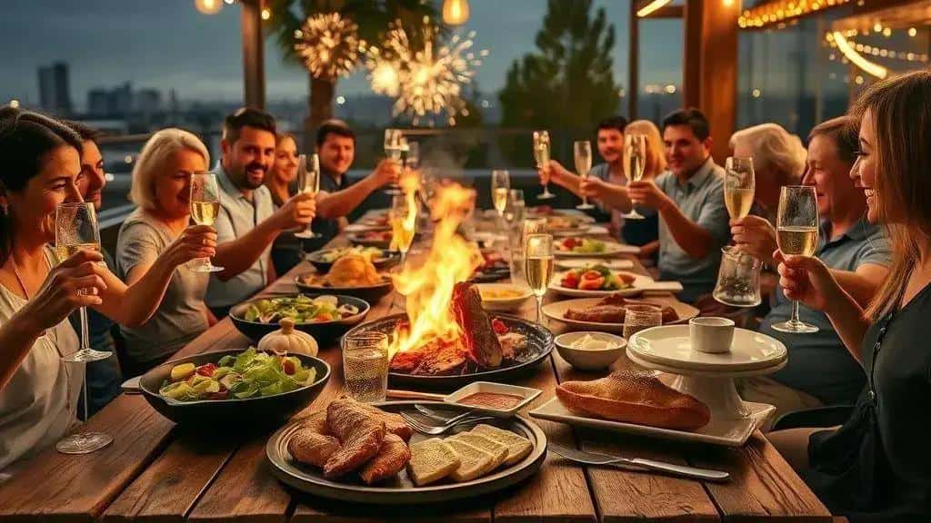 Ceia e pratos típicos argentinos