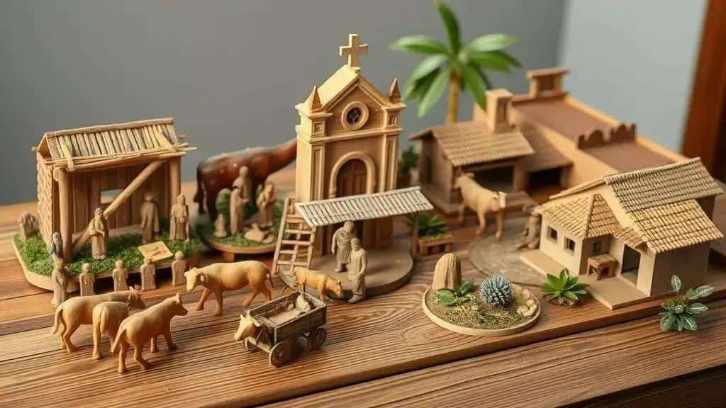 Centro-Oeste e Sudeste: presépios entre o rural e o urbano