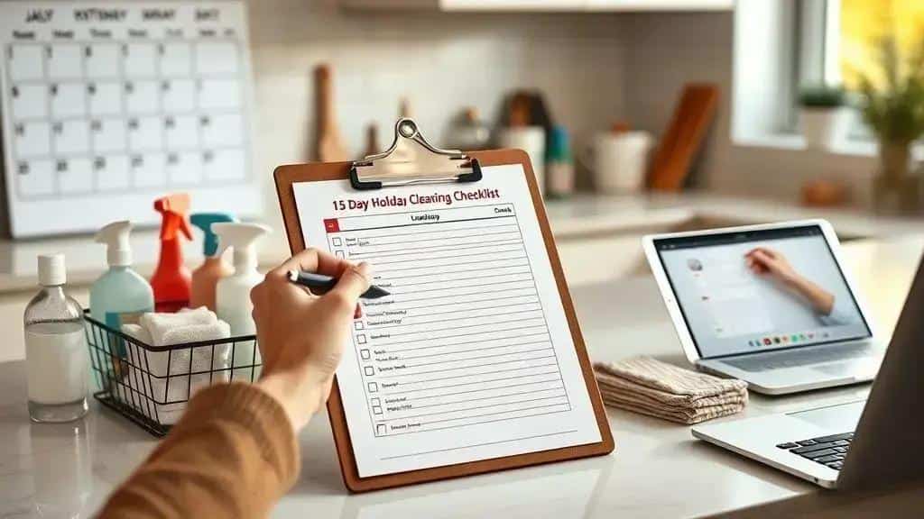 Checklist imprimível e como adaptar o cronograma à sua casa