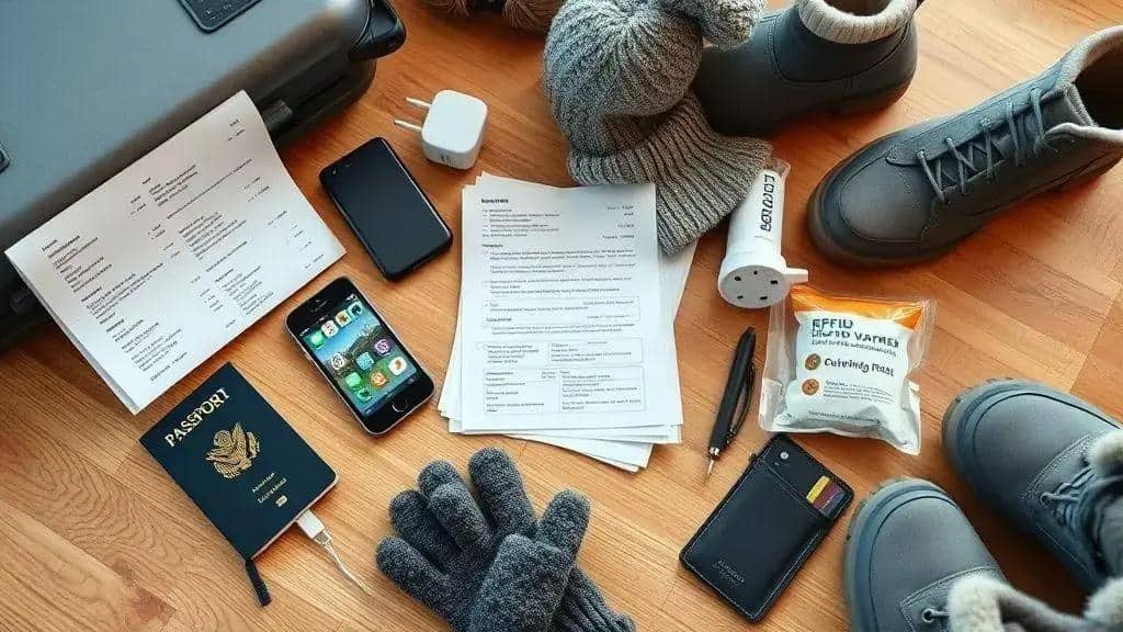 Checklist prático: verificação final antes de embarcar