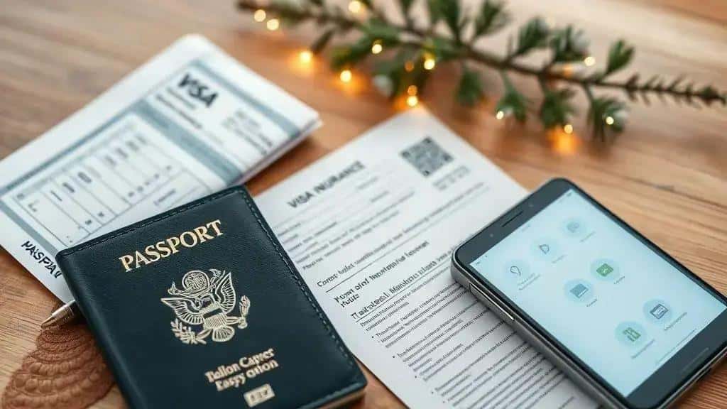Checklist rápido: documentos essenciais antes de embarcar