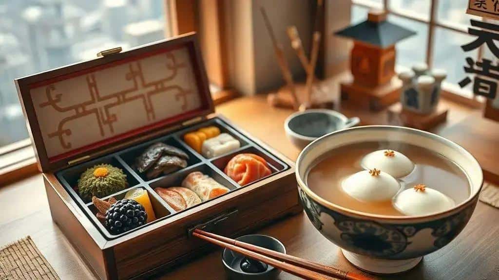 Comidas de Ano Novo: osechi, ozoni e onde provar em Tóquio