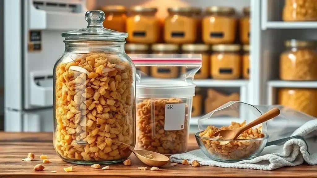 Como armazenar e conservar a farofa