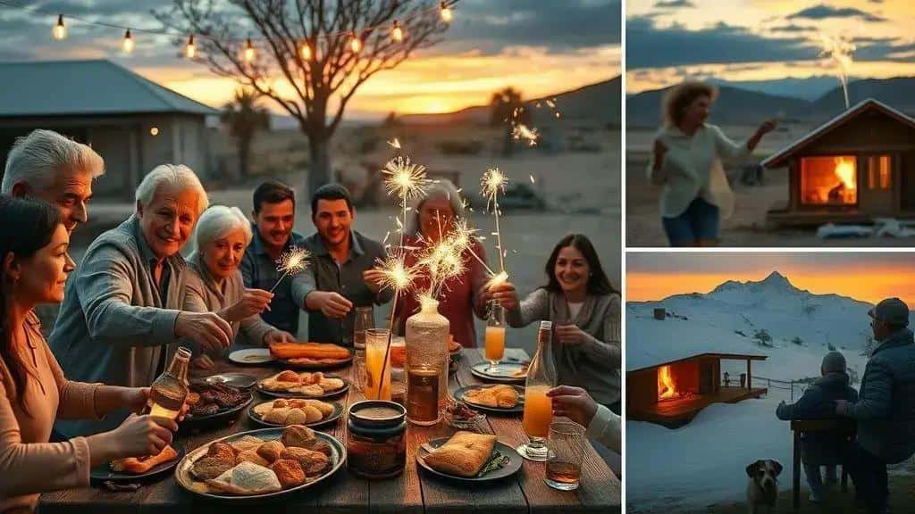 Como as famílias celebram nas diferentes regiões