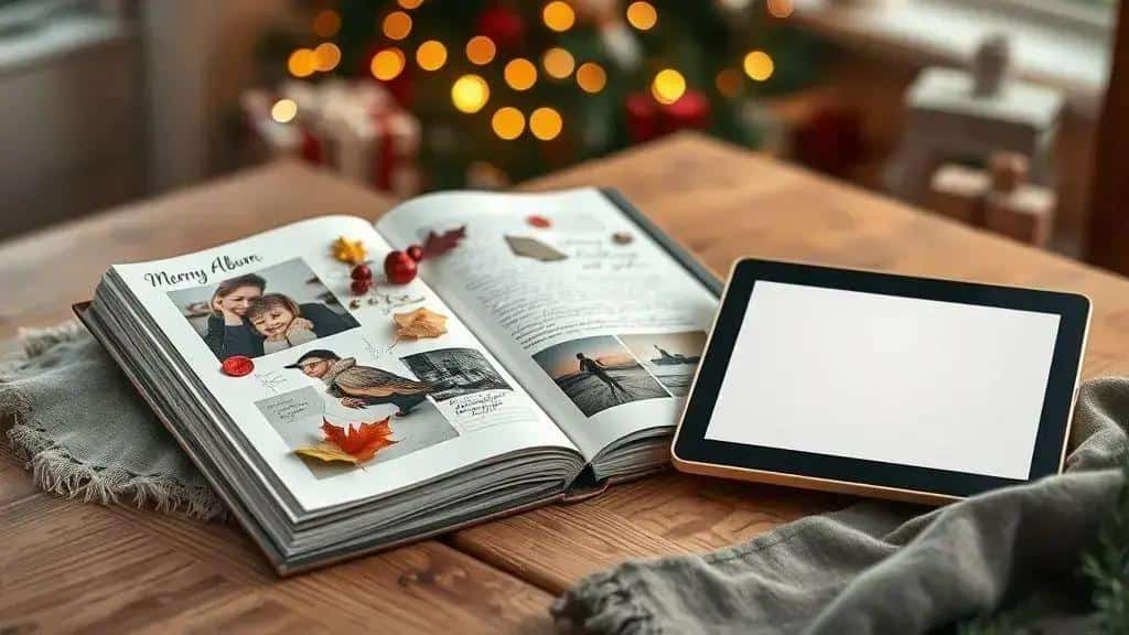 Como Criar um Álbum de Memórias de Natal e Ano Novo Digital ou Físico.