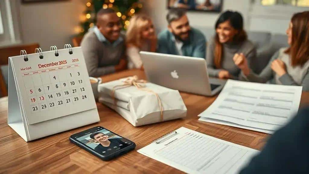 como definir data, orçamento e participantes