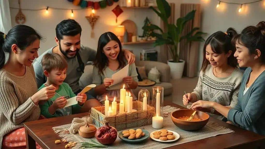 Como envolver a família e as crianças nos rituais