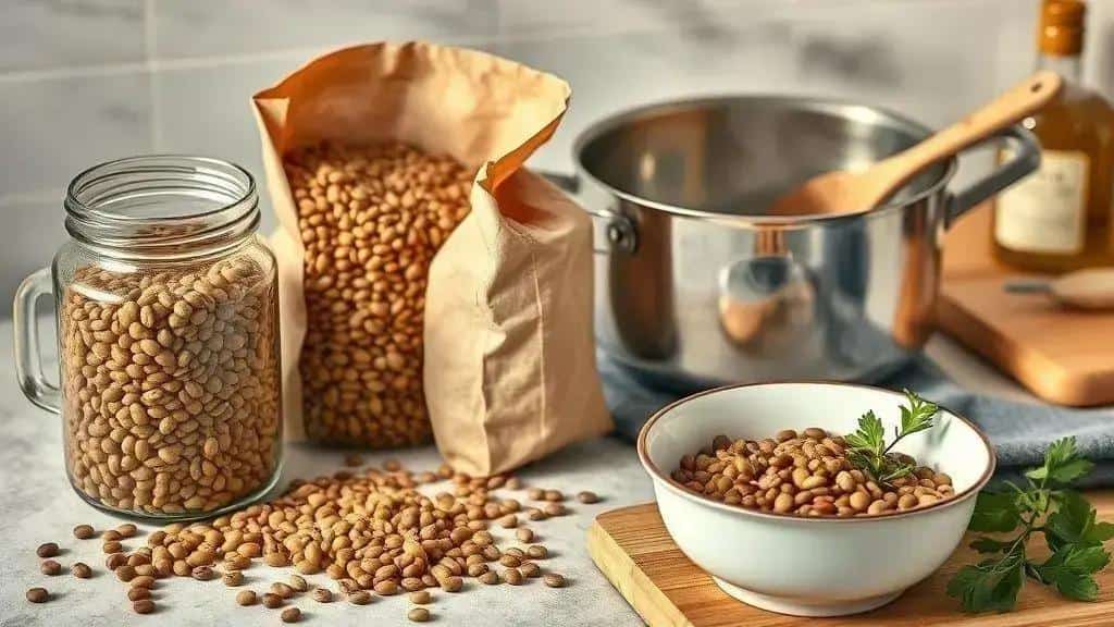 Como escolher e cozinhar a lentilha perfeita