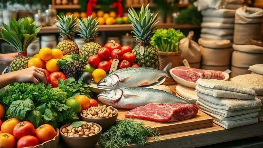 Como escolher ingredientes frescos e sazonais para a ceia