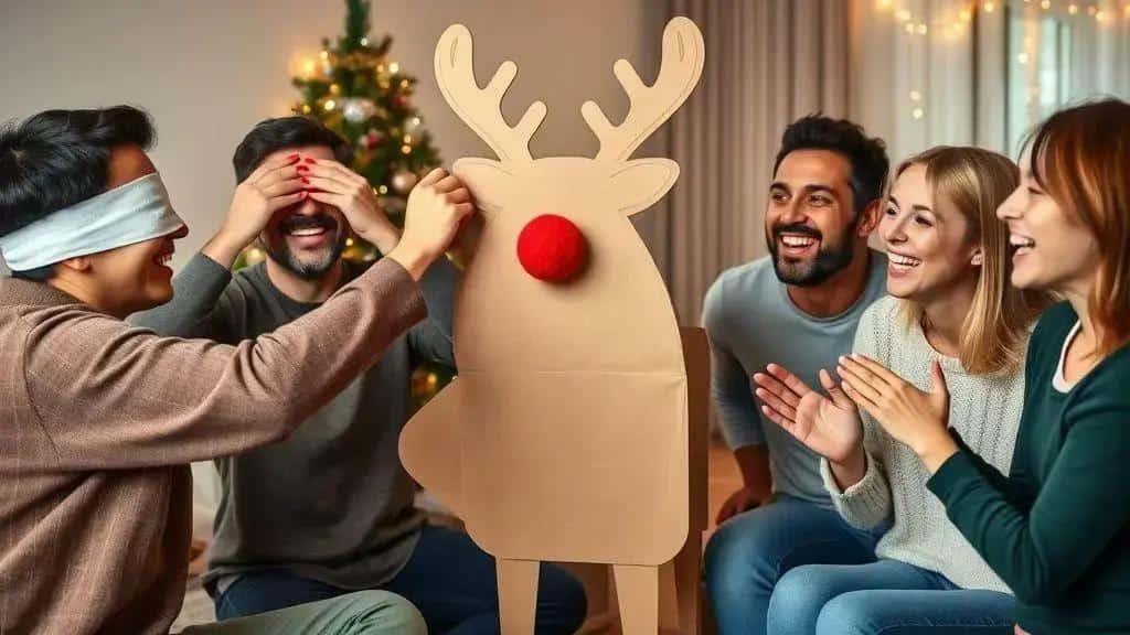 Como funciona a brincadeira do nariz da rena