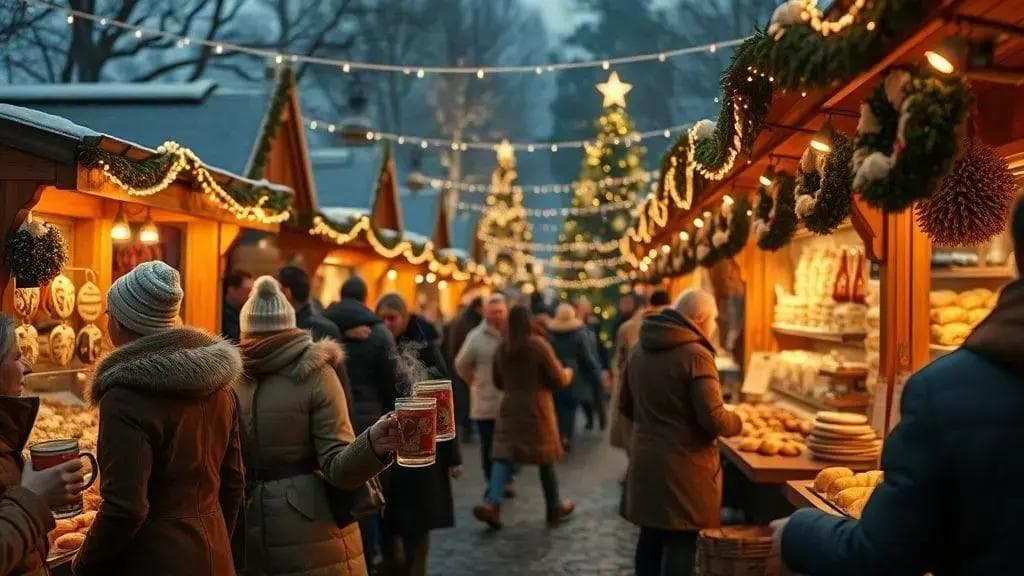 Como funcionam os mercados de Natal (Weihnachtsmärkte)