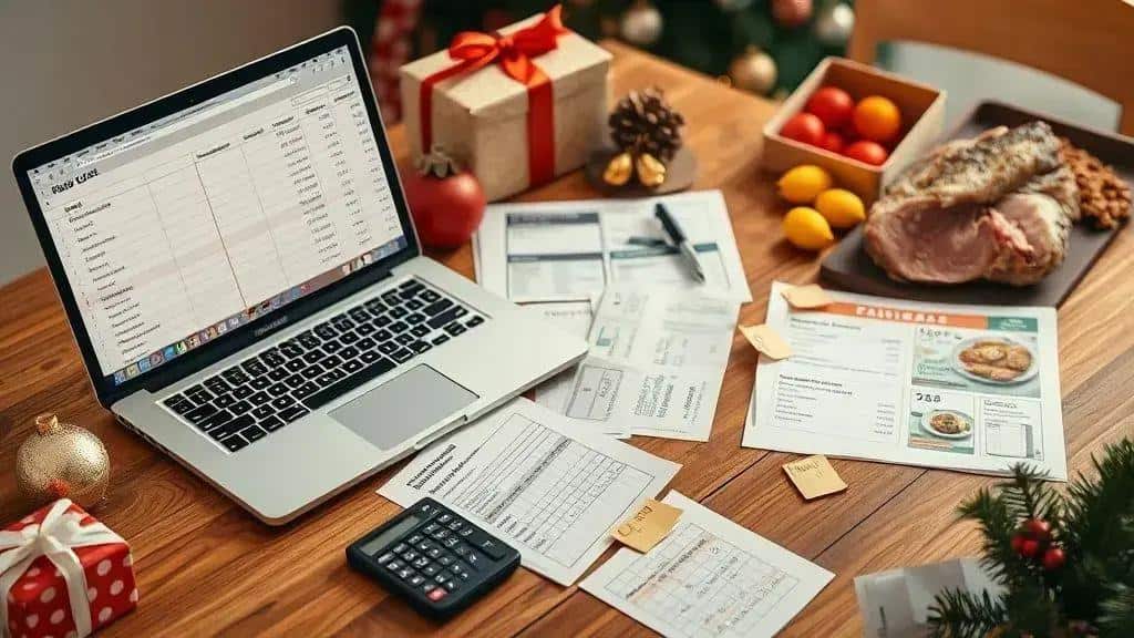 Como mapear despesas: presentes, ceia, decoração e imprevistos
