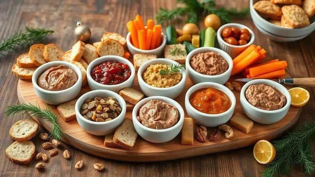 Como montar e servir uma tábua de patês para a ceia