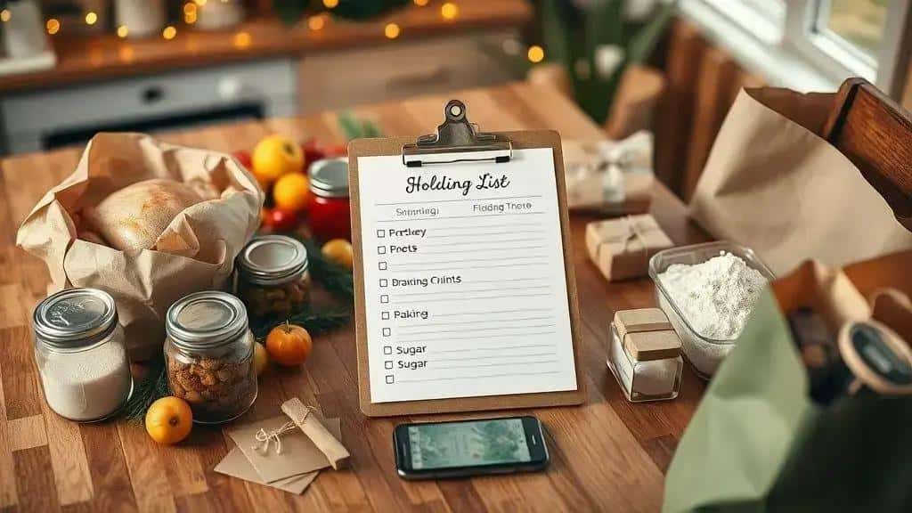 Como montar sua lista de compras de natal 2025 por categorias