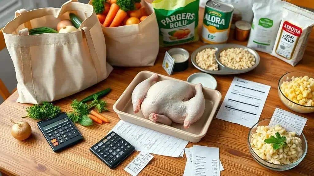 Como planejar o orçamento e a lista de compras (dicas para gastar até R$200)