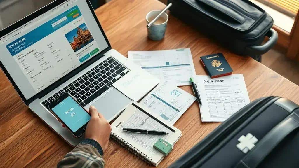 Como planejar viagem de Ano Novo: orçamento, reservas e segurança