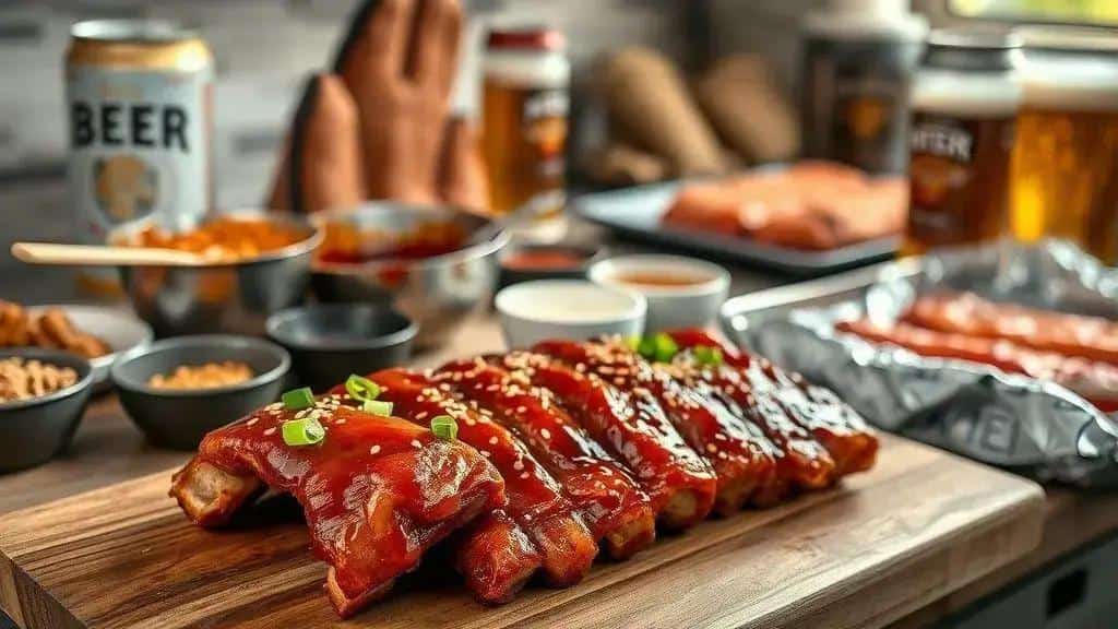 Como preparar a costelinha suína agridoce na cerveja