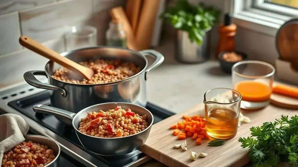 Como preparar a Lentilha da Sorte passo a passo Como preparar a Lentilha da Sorte passo a passo