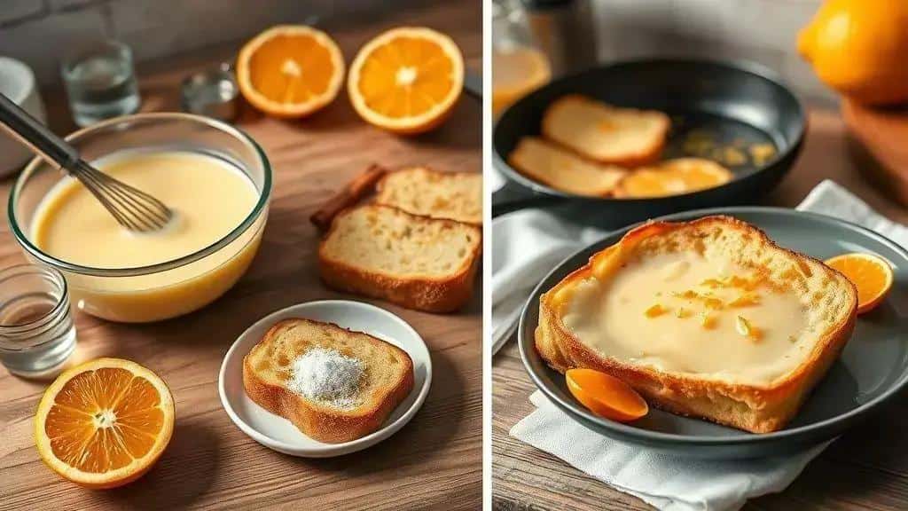 Como preparar a rabanada cremosa com toque de laranja