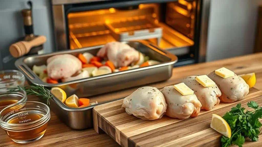 Como preparar a sobrecoxa assada com ervas passo a passo