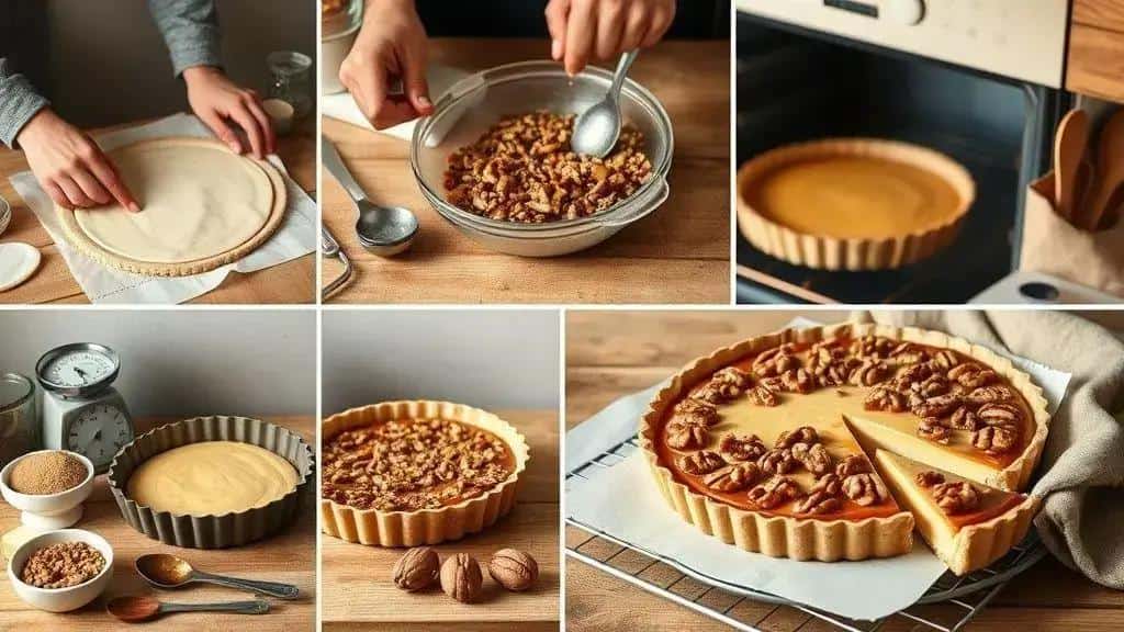 Como preparar a torta de nozes clássica Como preparar a torta de nozes clássica