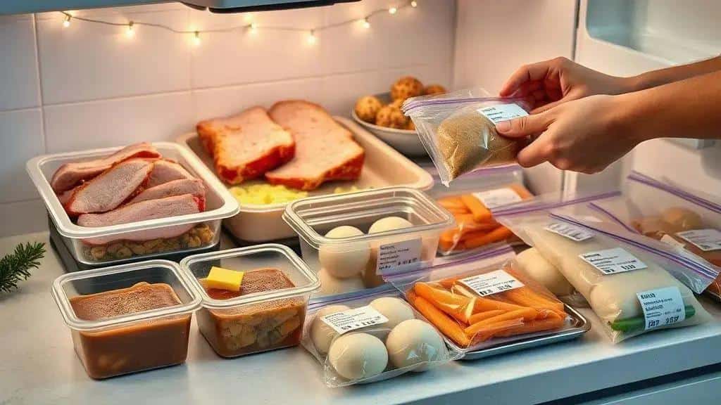 Como preparar e embalar cada prato antes de congelar