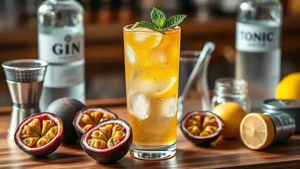 Como preparar o Gin Tropical com Maracujá