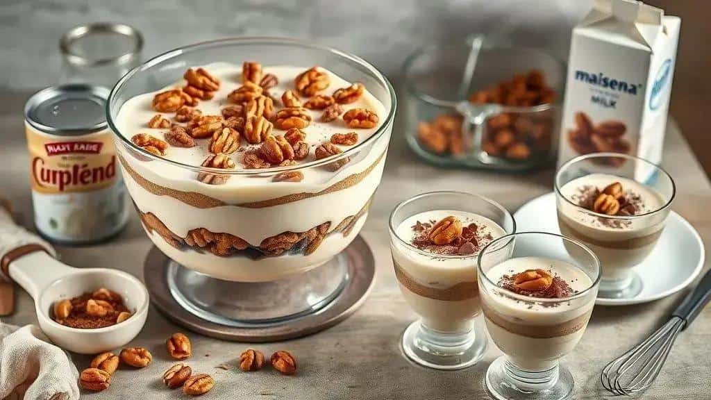 Como preparar o pavê de nozes rápido