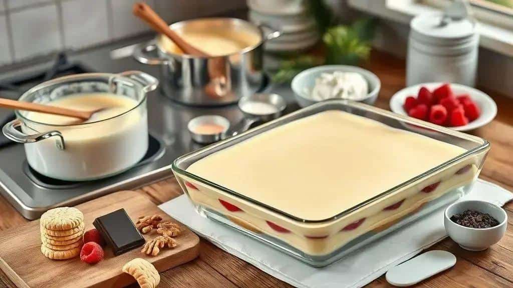 Como preparar o pavê natalino cremoso