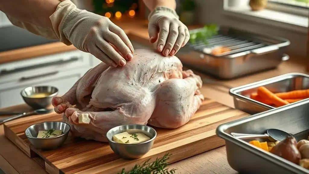 Como preparar o peru assado passo a passo Como preparar o peru assado passo a passo