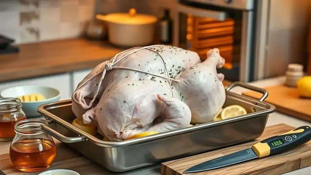 Como preparar o peru desossado assado rápido