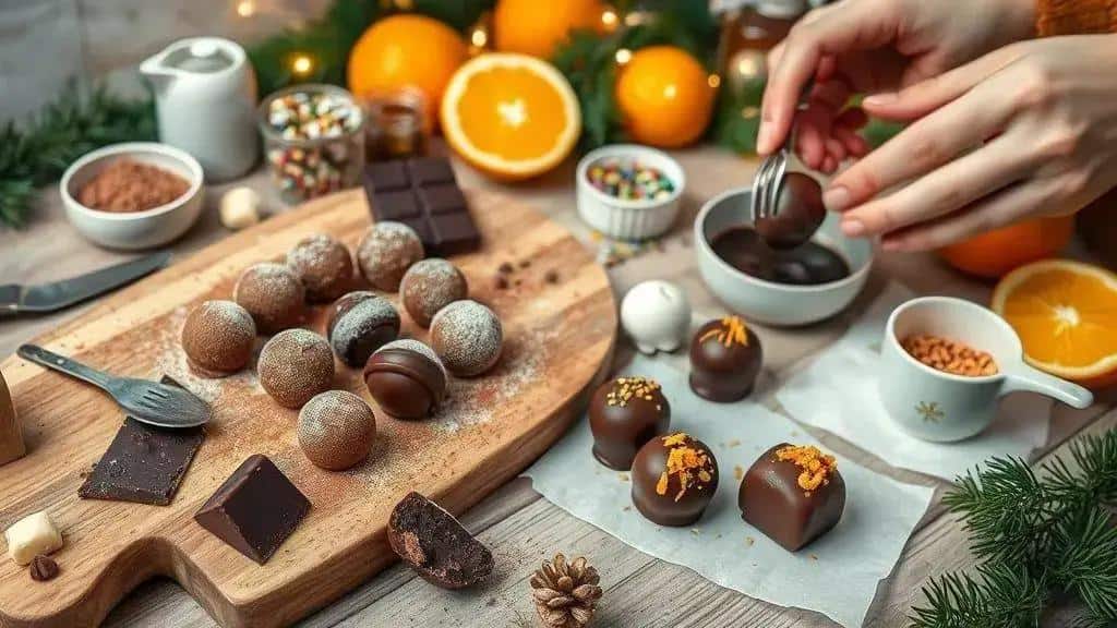 como preparar trufas natalinas e dicas de conservação