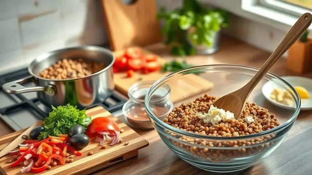 Como preparar Vinagrete de Lentilha Especial passo a passo