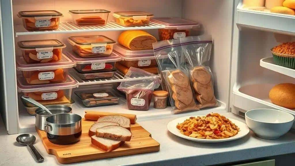 Conservação, preparo antecipado e aproveitamento das sobras