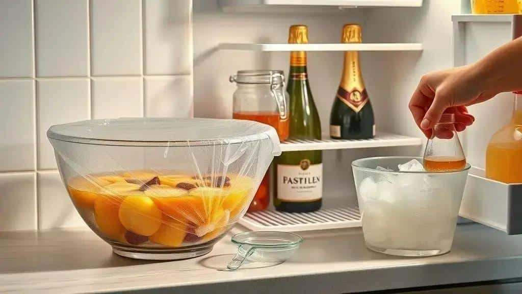 Cuidados e armazenamento do ponche antes da festa