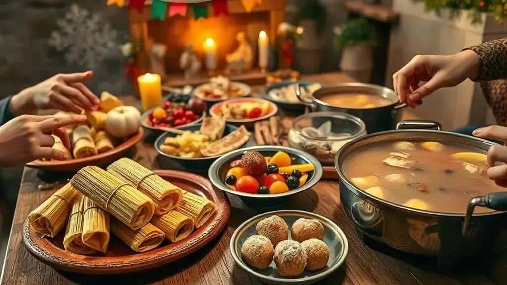 Culinária natalina mexicana e pratos típicos Culinária natalina mexicana e pratos típicos