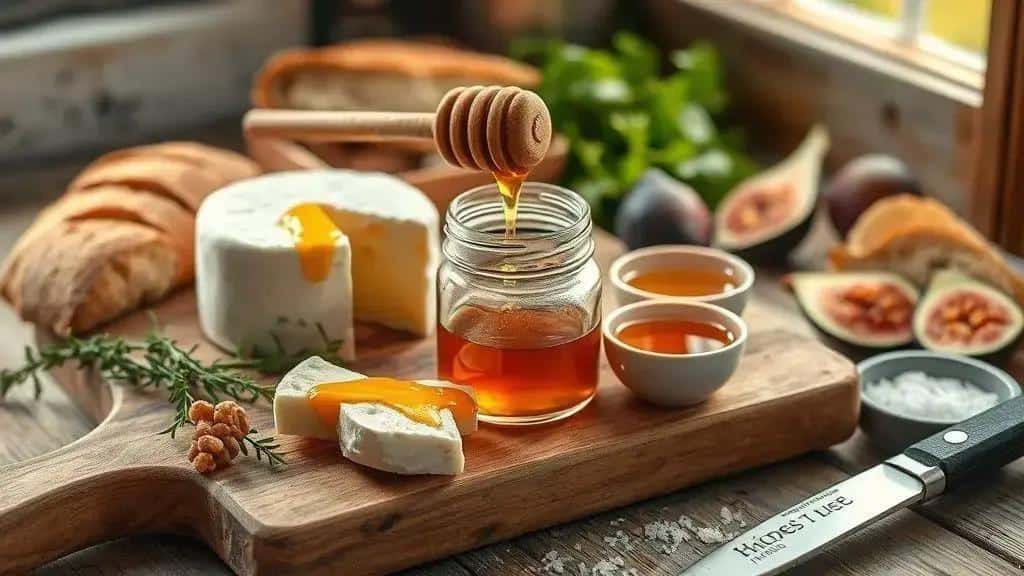 Curiosidades sobre o queijo de cabra e o uso do mel na cozinha