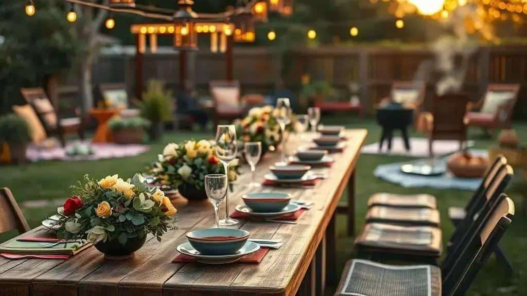 Decoração e ambientação: do jardim à mesa