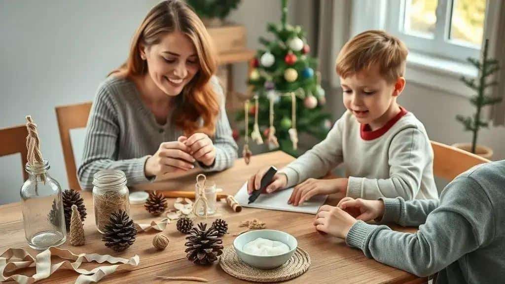 Decoração prática e sustentável envolvendo as crianças