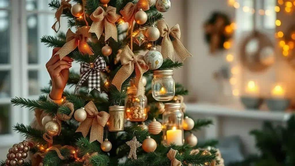 Decoração Sustentável 2025: Como Reaproveitar Enfeites de Natais Passados.