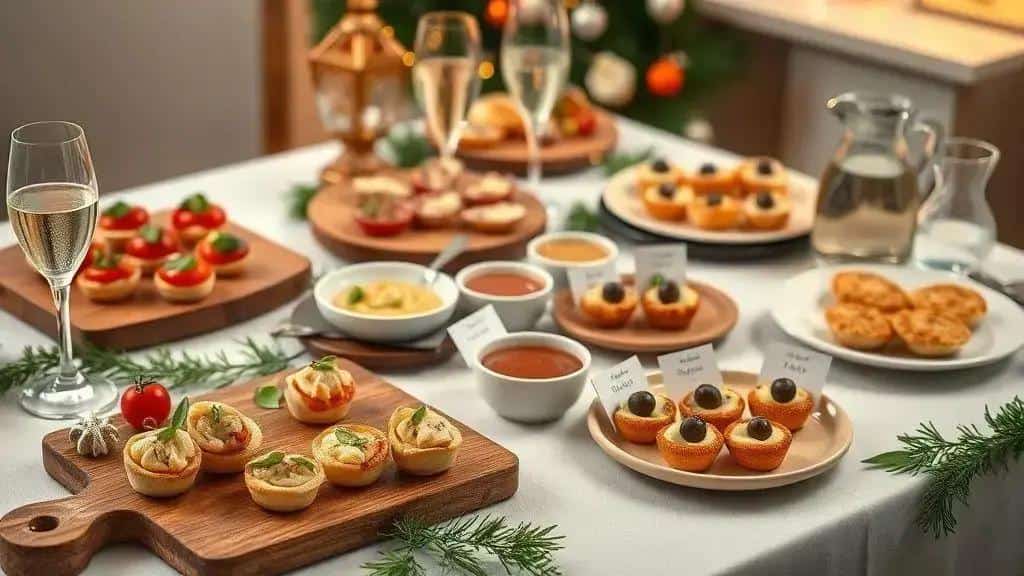 dicas finais para servir e harmonizar entradas na ceia