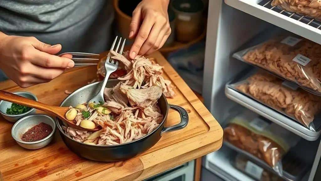 Dicas para desfiar, temperar e conservar o pernil