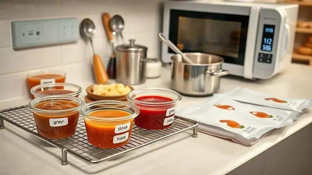 dicas para preparar, armazenar e aquecer os molhos com segurança