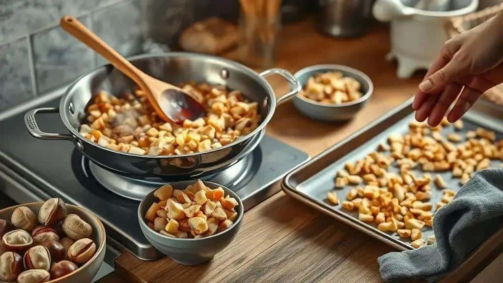 Dicas para tostar e escolher as castanhas Dicas para tostar e escolher as castanhas