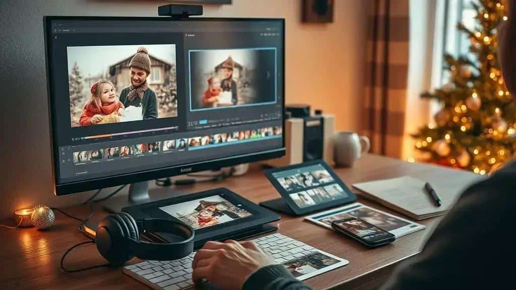 Editar, restaurar e transformar fotos em vídeos afetivos Editar, restaurar e transformar fotos em vídeos afetivos